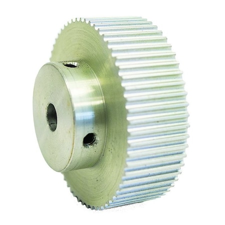 B&B Manufacturing 60-3P15-6A4, Timing Pulley, Aluminum, Clear Anodized,  60-3P15-6A4